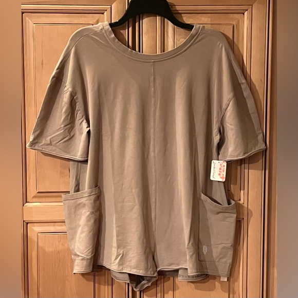 NWT Free People Hot Shot Tee Romper - Picture 7 of 16